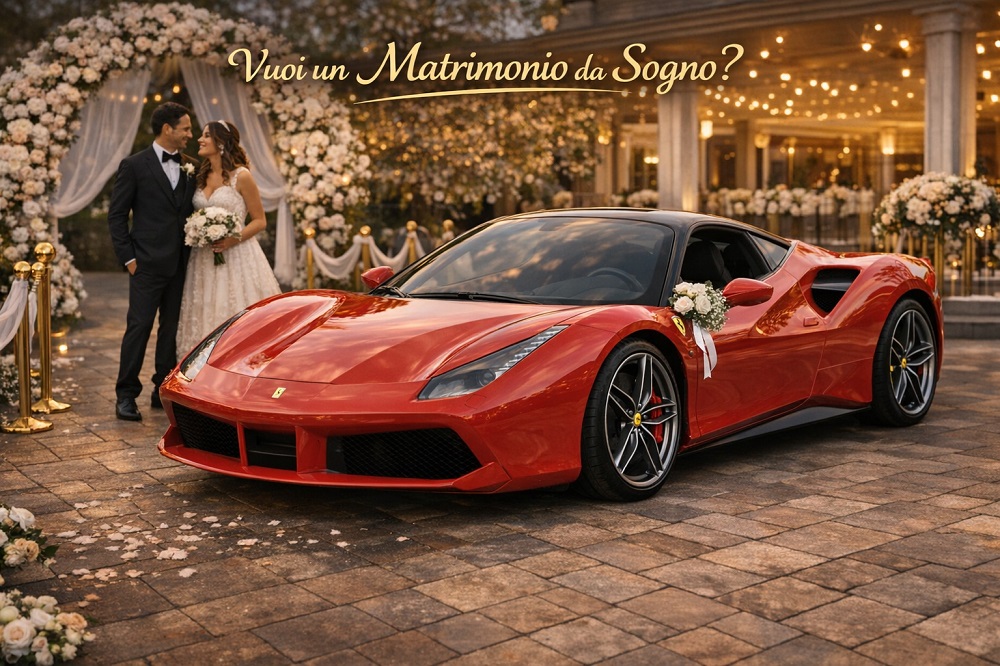 Noleggio auto di lusso per matrimoni a Catania e Acireale